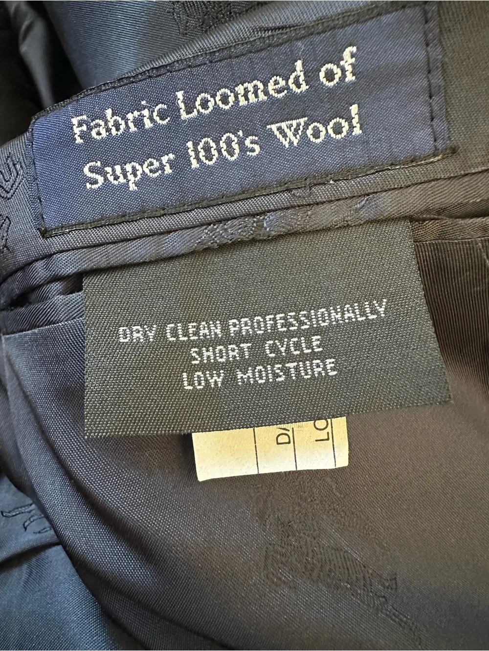 Burberry navy blue vintage Double-Breasted Wool Blazer with Gold Buttons